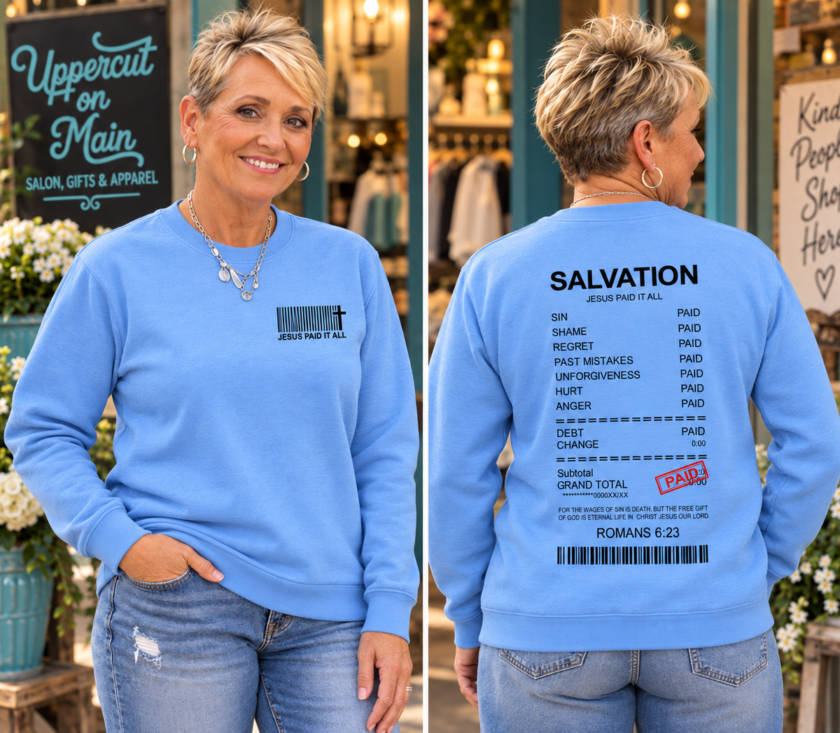 JESUS PAID Graphic Shirt