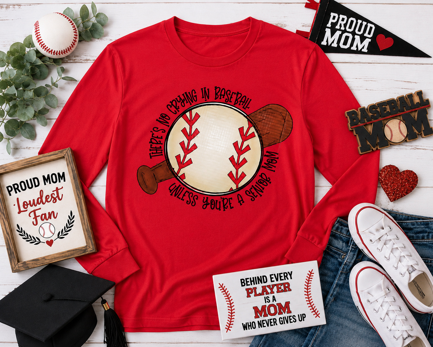THERE’S NO CRYING IN BASEBALL Custom Shirt