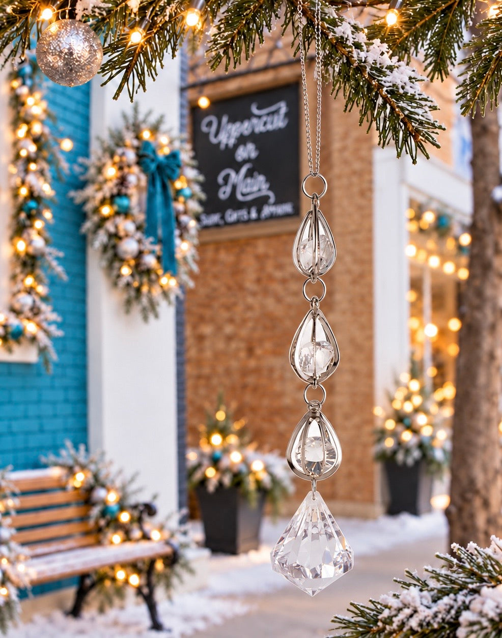 Kurt Adler CLEAR DANGLE Ornament