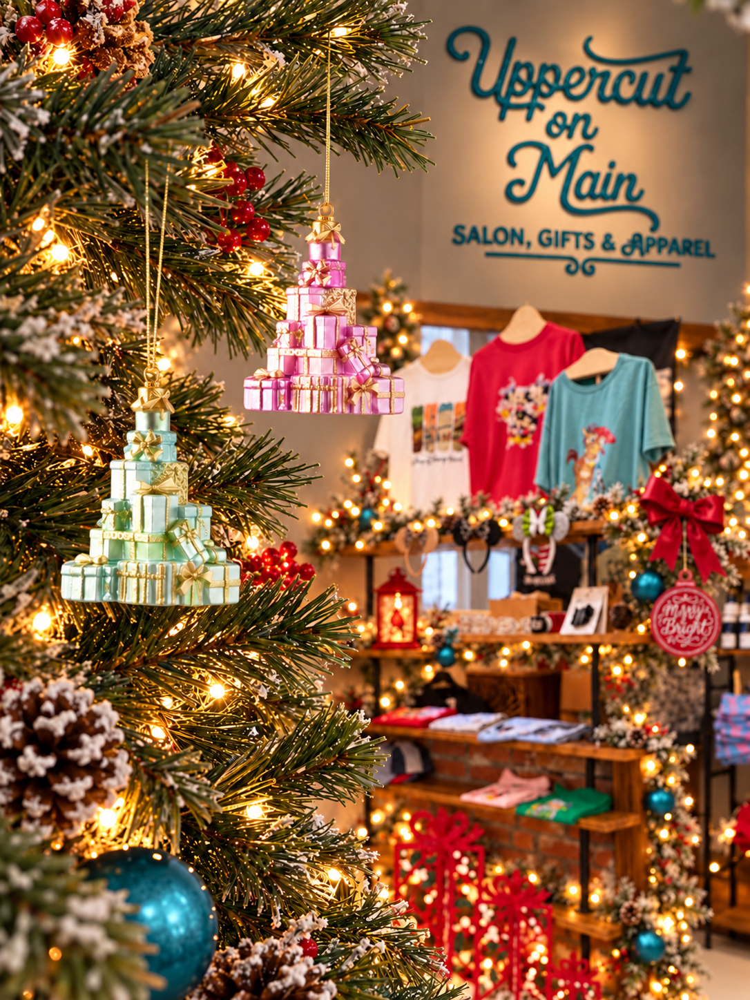 PILE OF PACKAGES Ornament