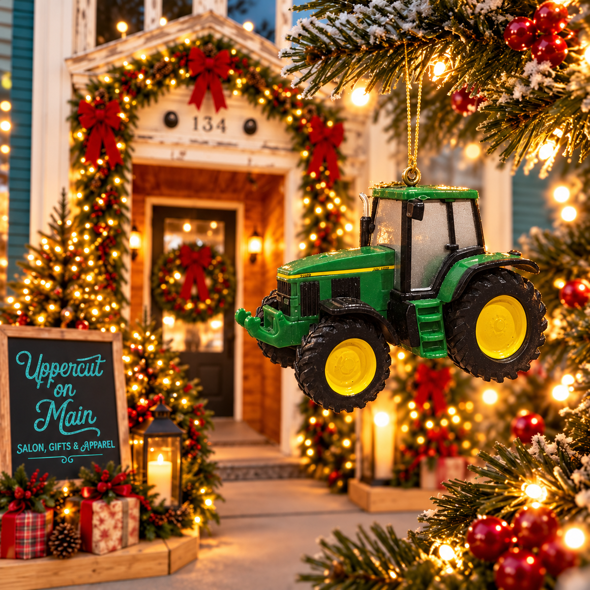 Kurt Adler JOHN DEERE Ornaments
