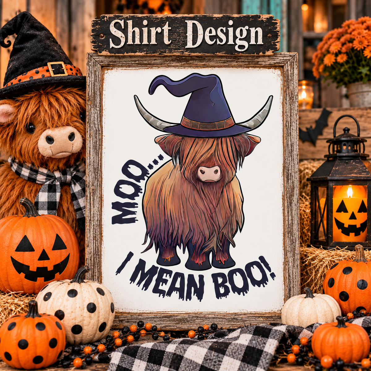 Youth MOO….I MEAN BOO! Graphic Shirt
