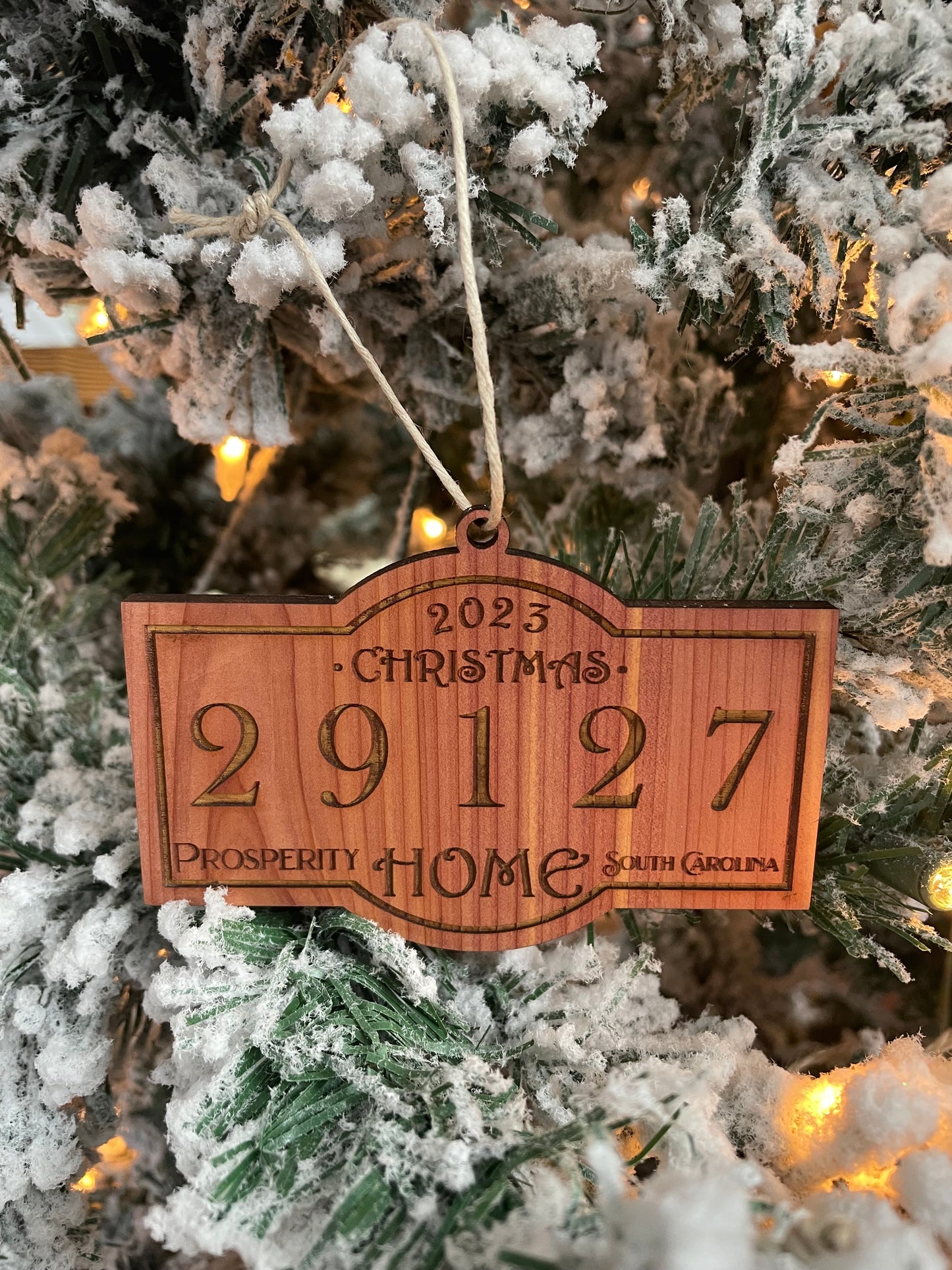 Zip Code Ornament