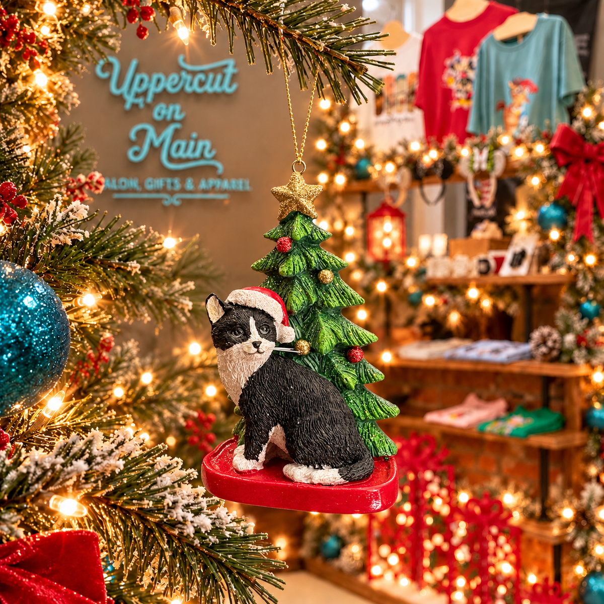 Kurt Adler CAT CHRISTMAS Ornament