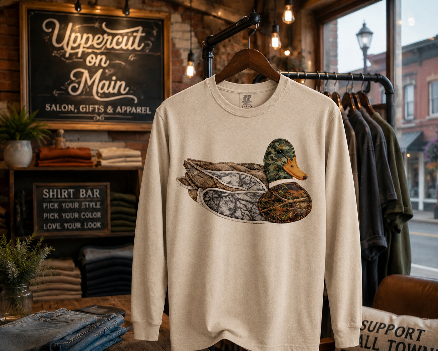 CAMO PATCHWORK DUCK Custom Shirt