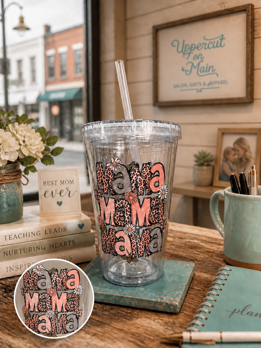 Cheetah Mama Cup
