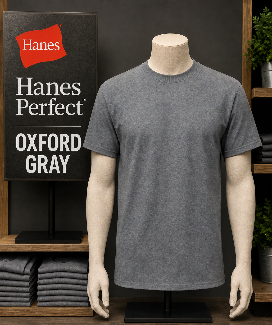 Hanes OXFORD GRAY