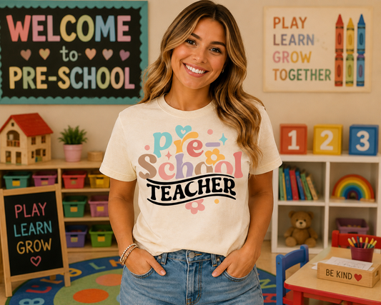 RETRO TEACHER GRADE Custom Shirt