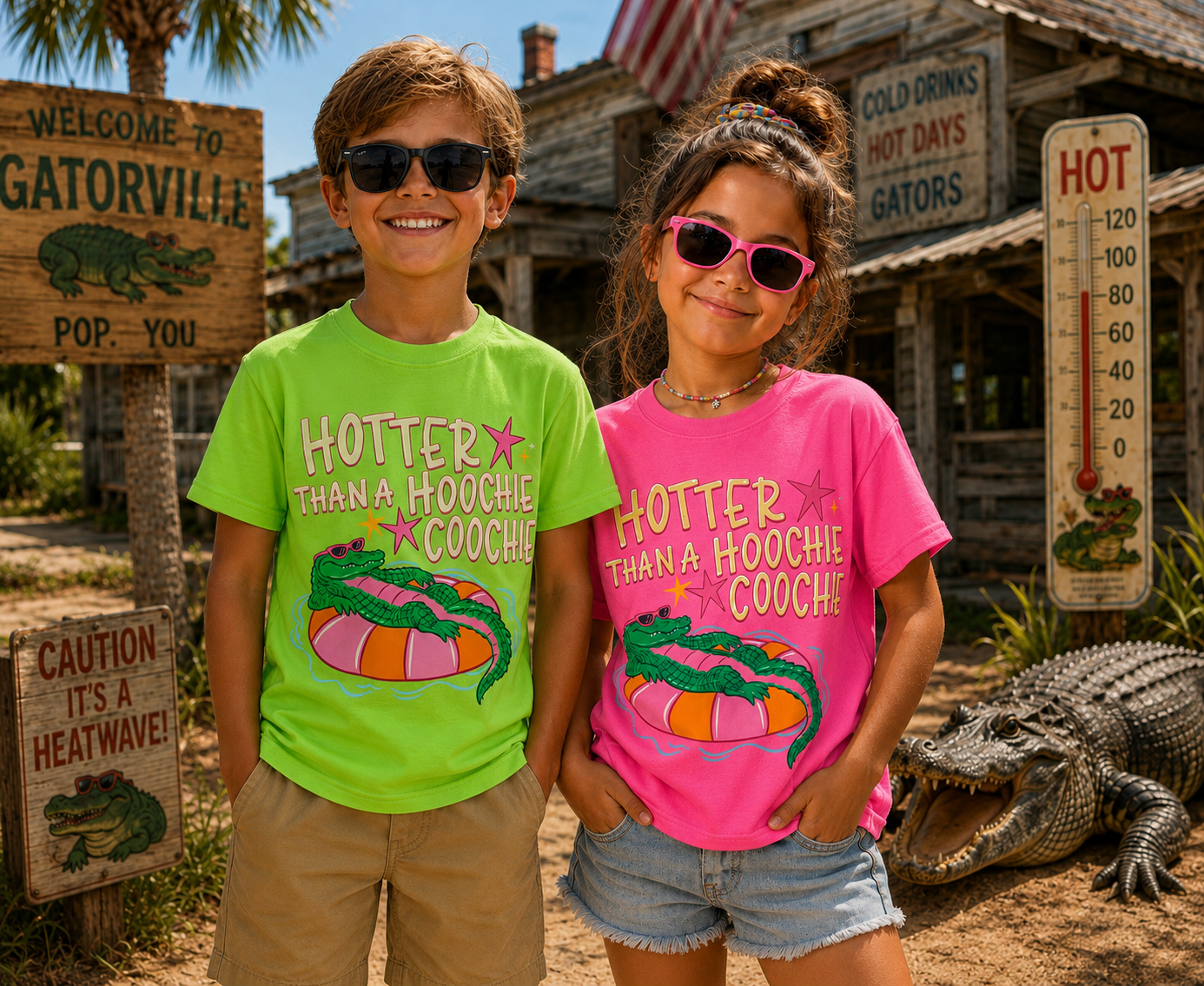 Youth Hotter Than A HOOCHIE COOCHIE Shirt