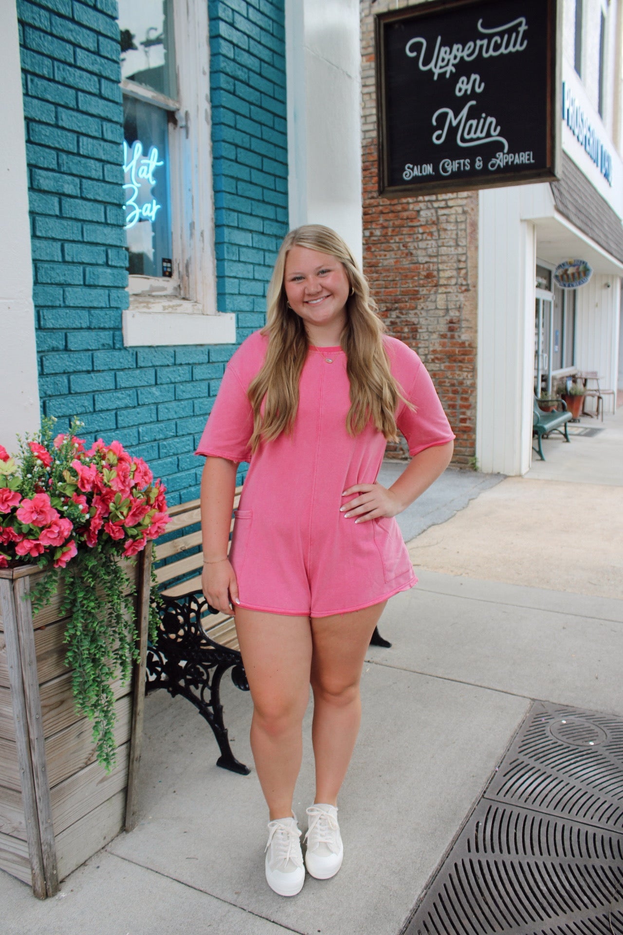 UMGEE Vintage Wash Casual Romper