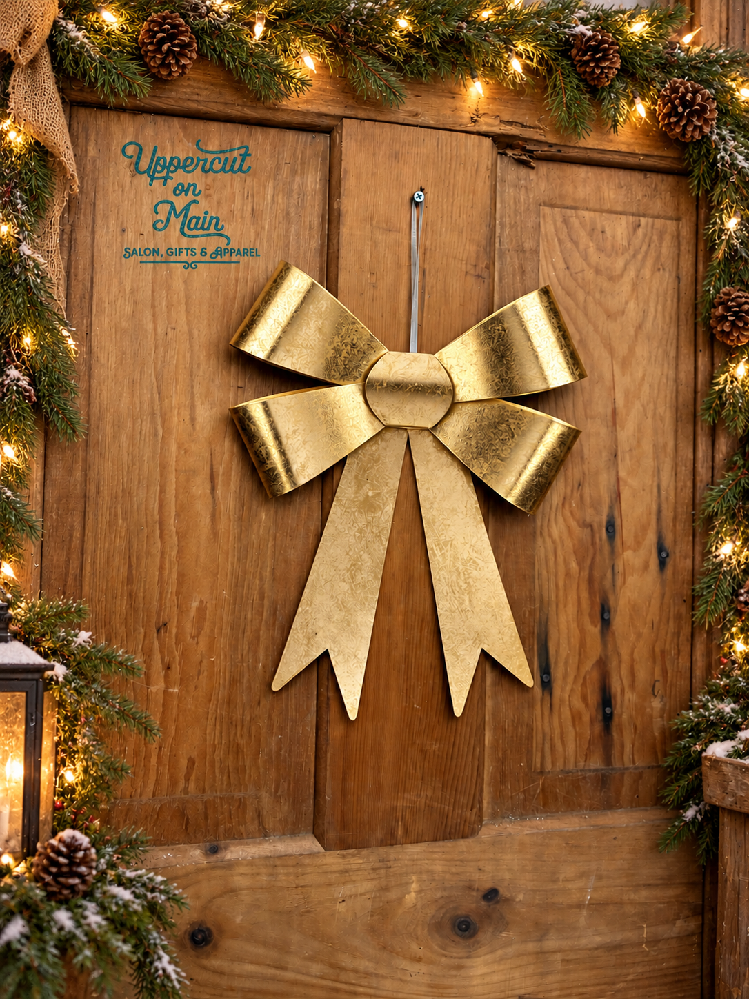 Metal Christmas Bow