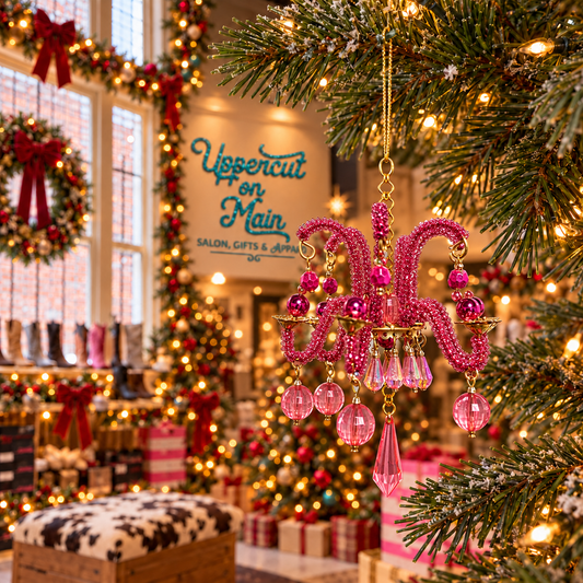 GlitterVille BEADED CHANDELIER Ornaments
