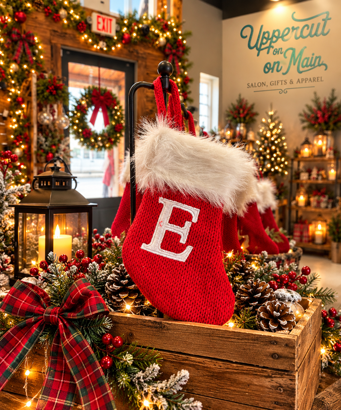 MONOGRAM STOCKING