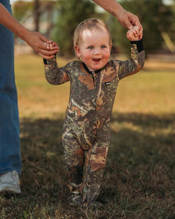 YEE YEE Camo Bamboo Baby Zip-Up Sleeper