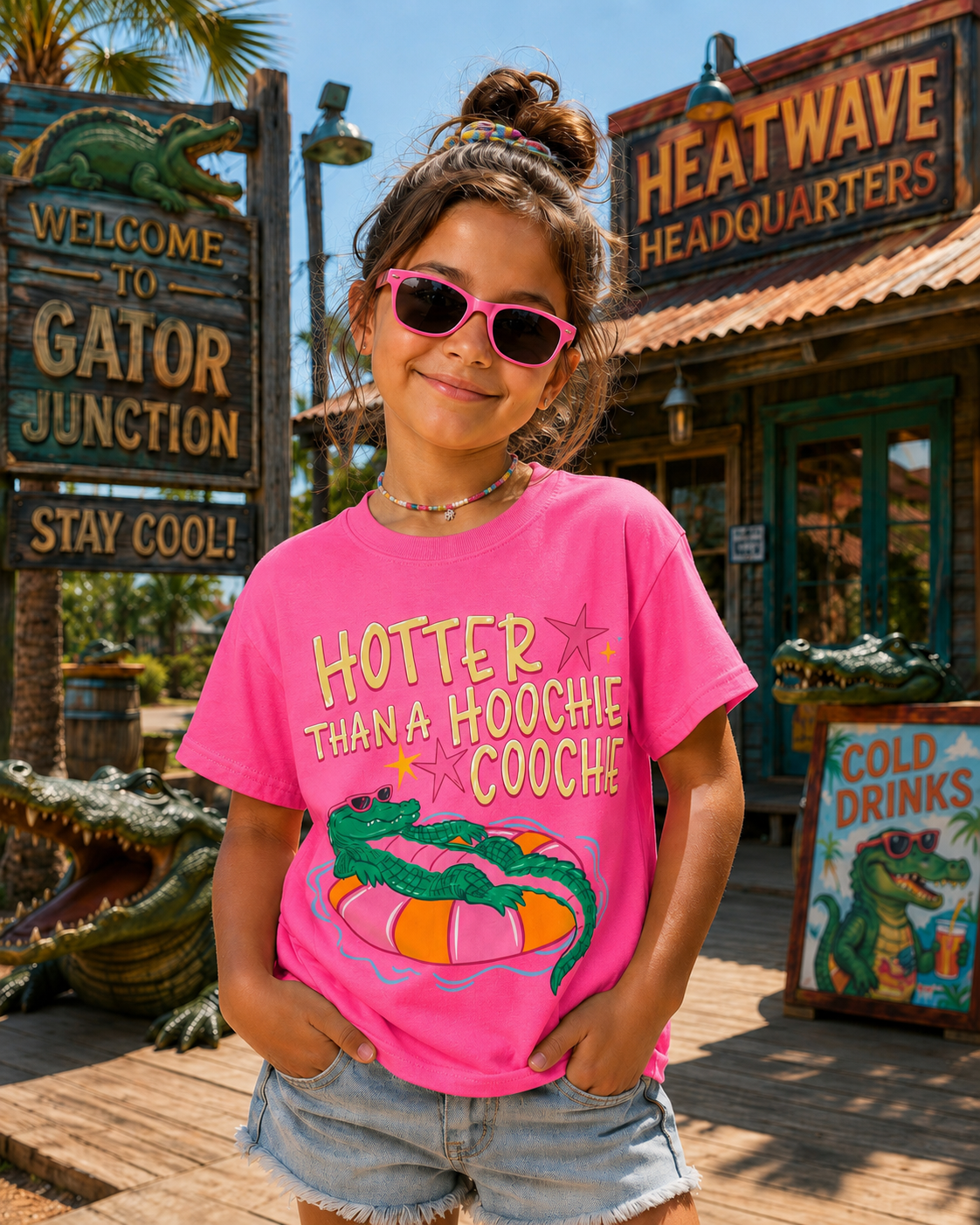 Youth Hotter Than A HOOCHIE COOCHIE Shirt