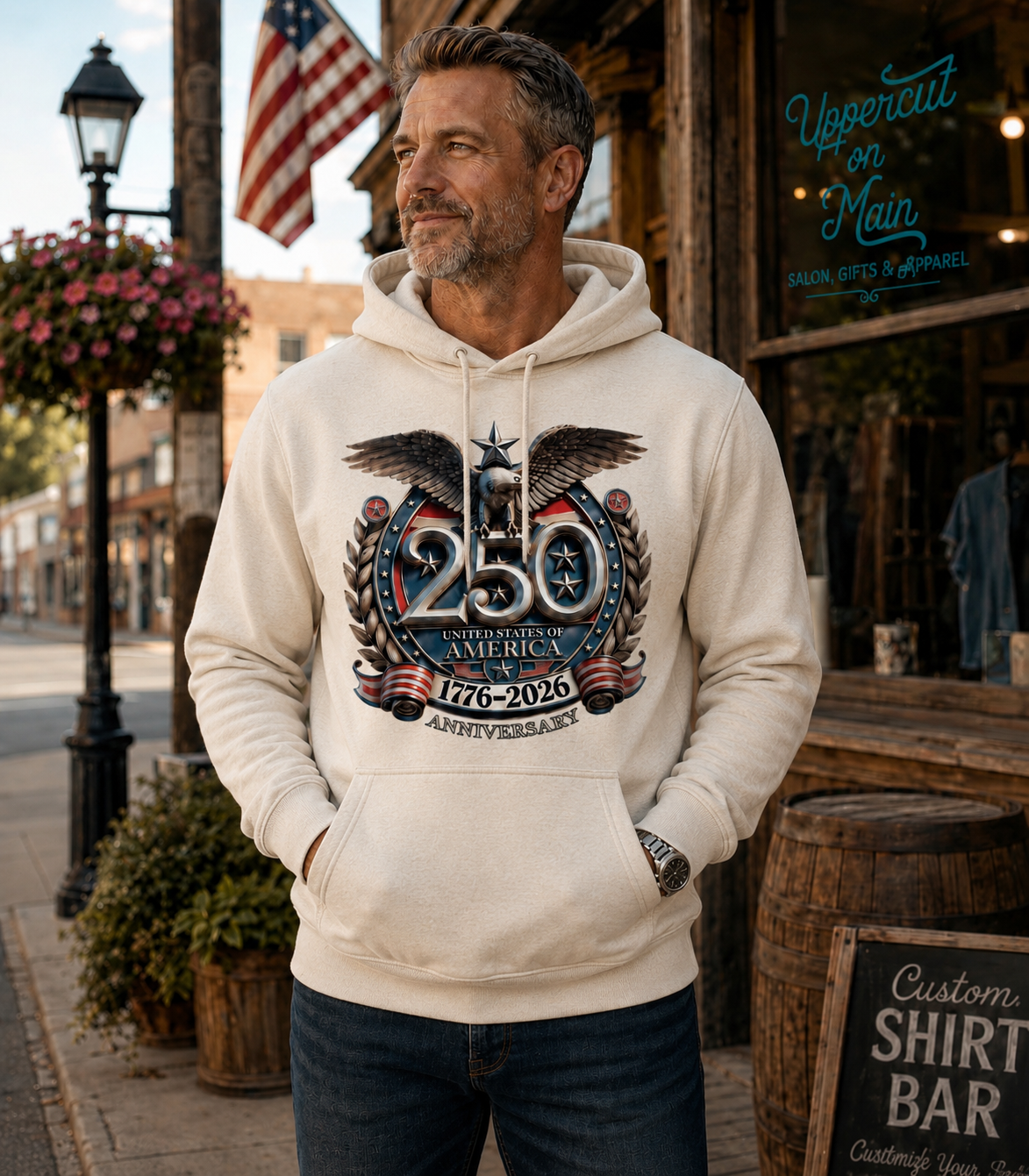 AMERICA 250 ( SHIELD ) Custom Shirt