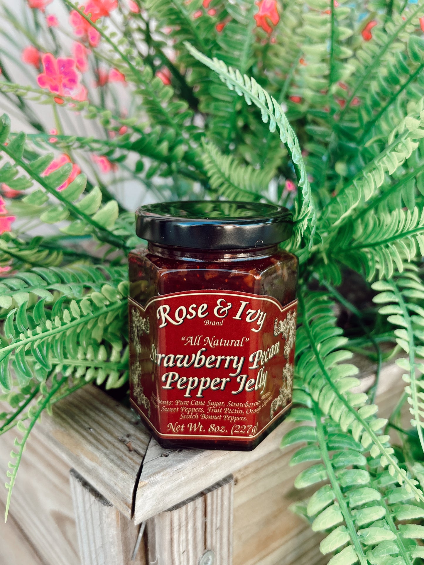 Rose & Ivy Strawberry Pecan Pepper Jelly