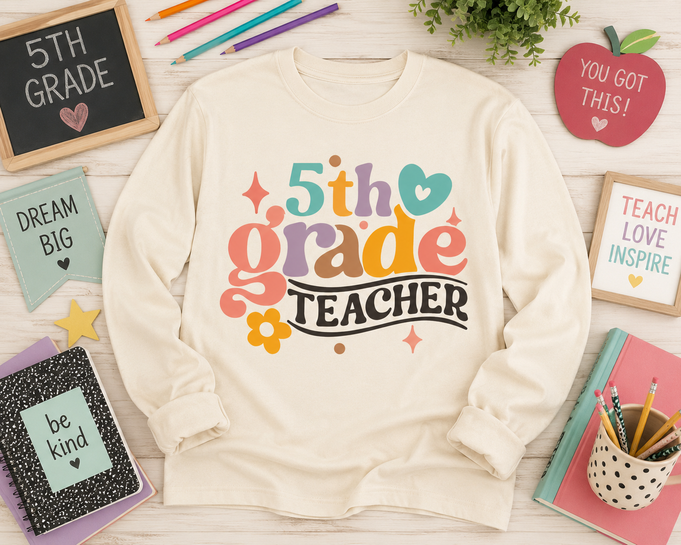 RETRO TEACHER GRADE Custom Shirt