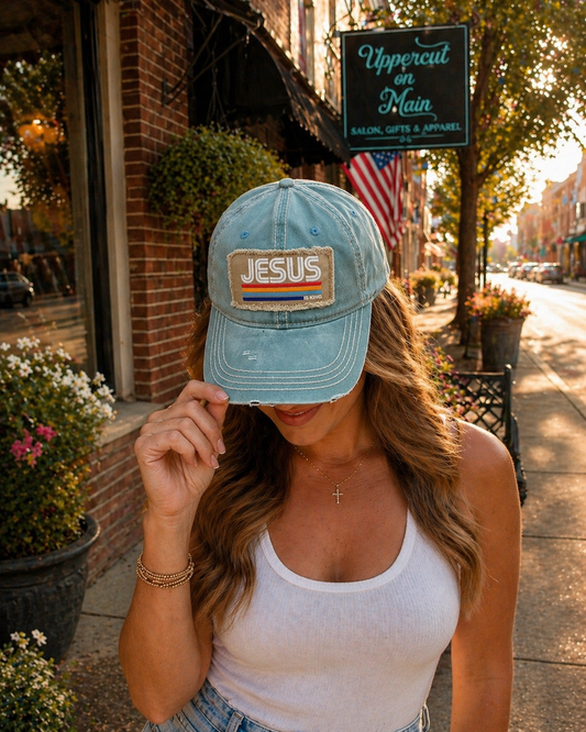 JESUS is KING Custom Hat