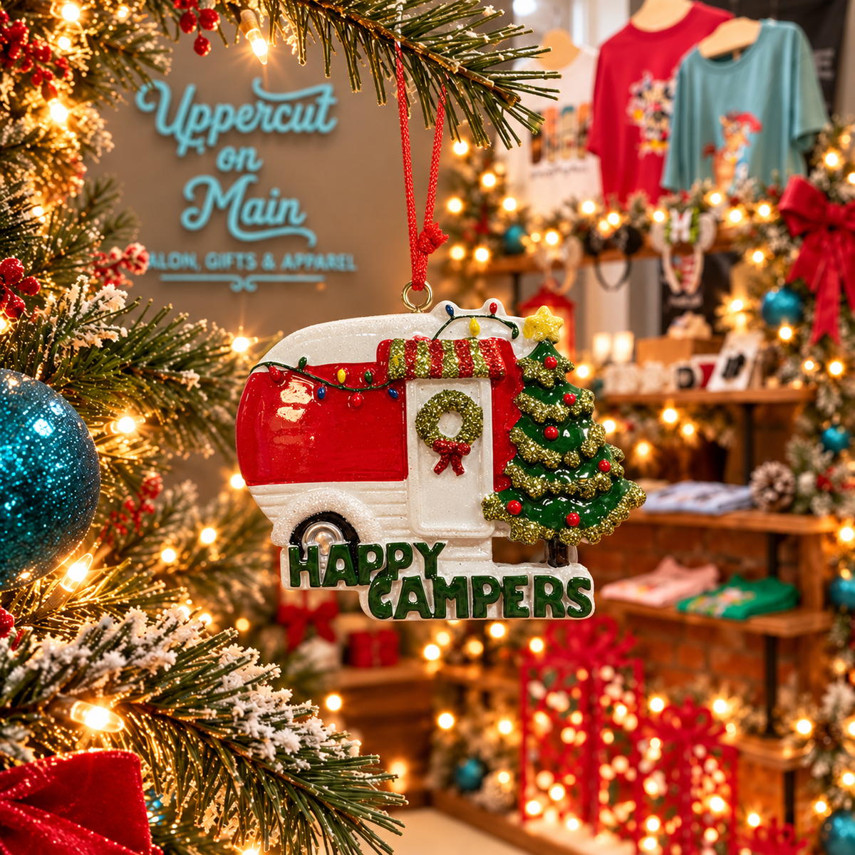 HAPPY CAMPER Ornament