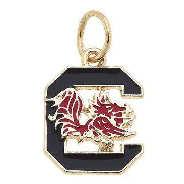Canvas Style Carolina Gamecocks Enamel Logo Charm