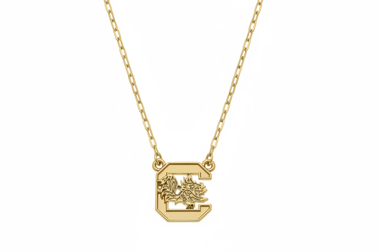 Canvas Style Carolina 24K Gold Plated Pendant Necklaces