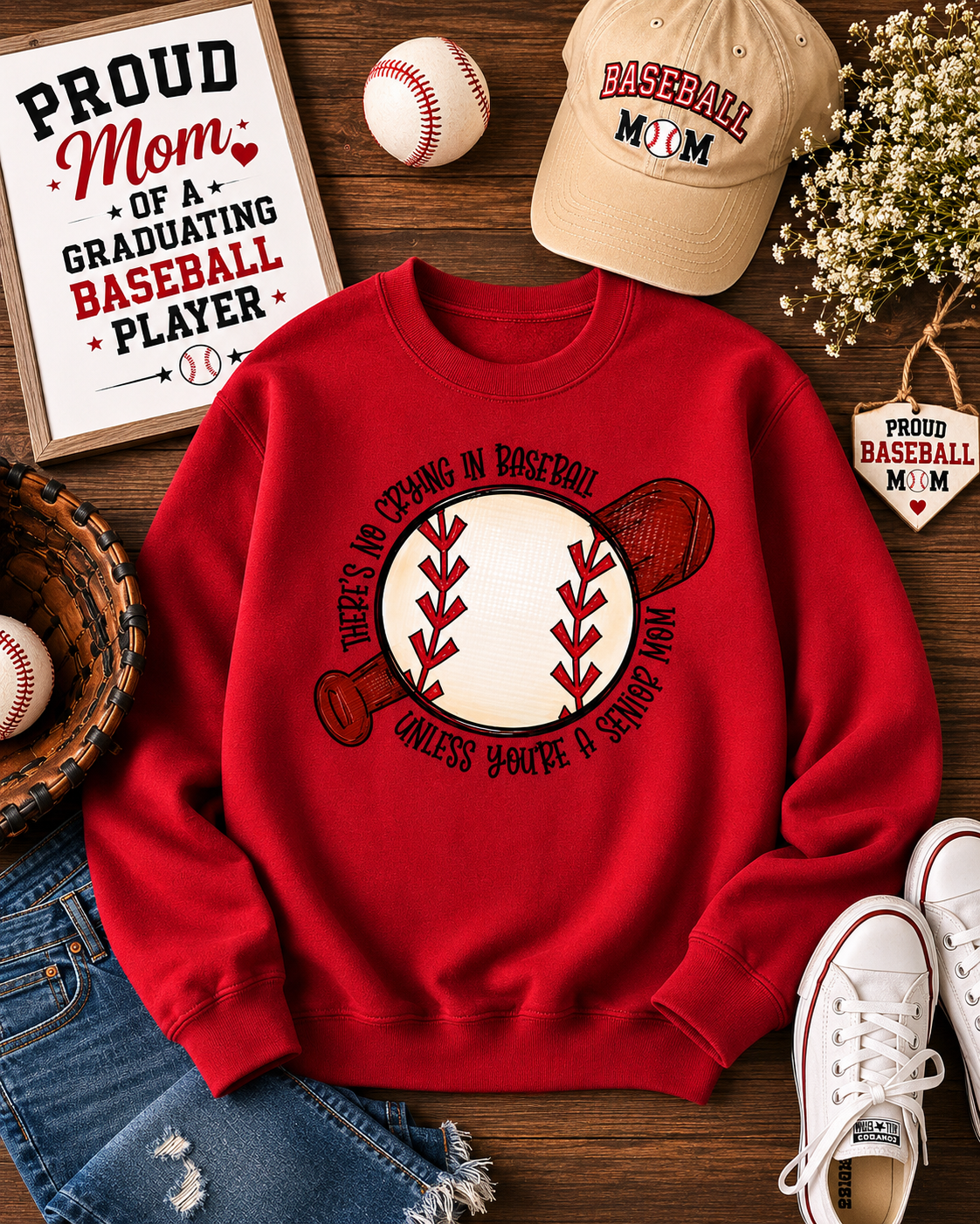 THERE’S NO CRYING IN BASEBALL Custom Shirt