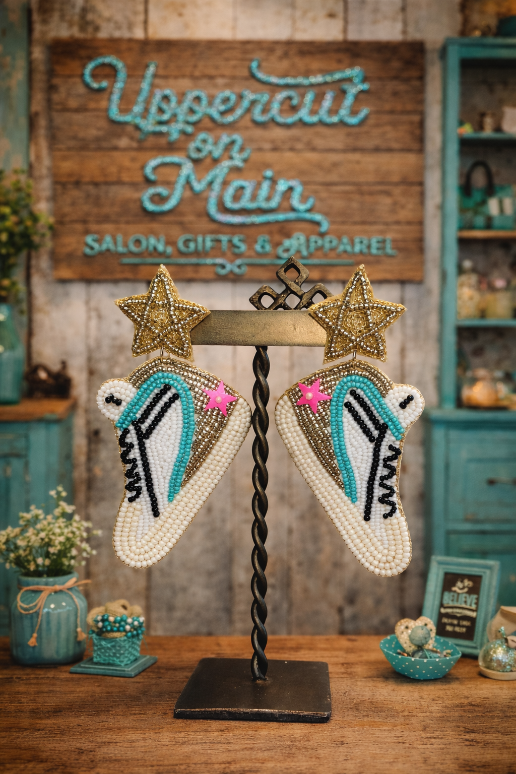 STELLA ( Beaded Shoes ) Earrings