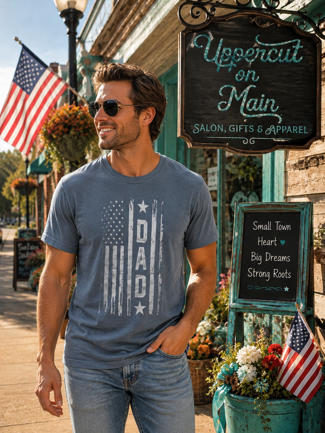 RUSTIC FAMILY FLAG Custom Shirt