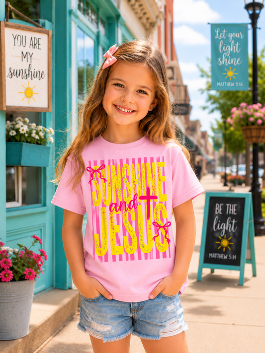 Youth SUNSHINE & JESUS Custom Shirt
