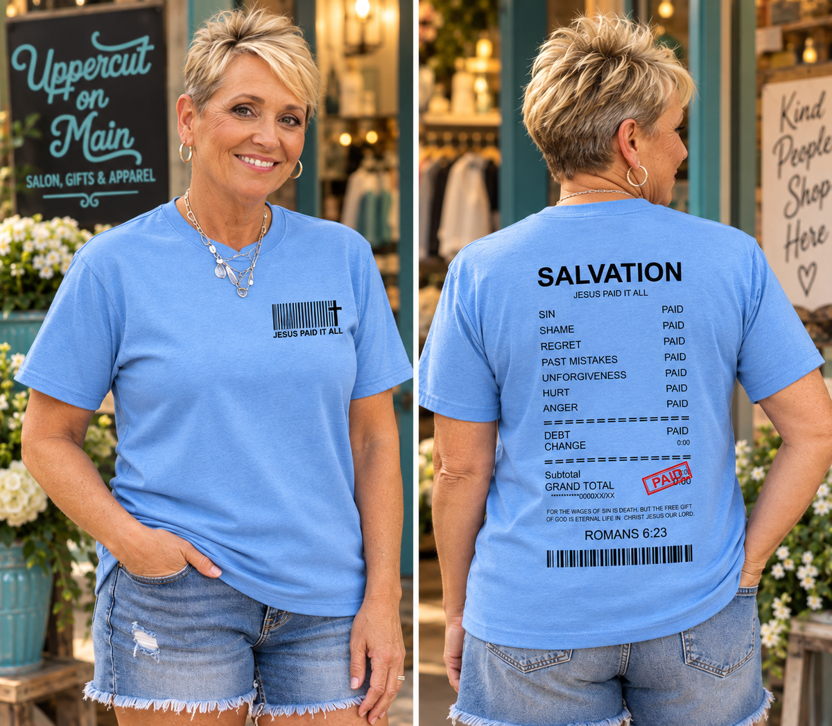 JESUS PAID Graphic Shirt