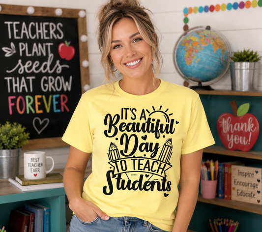 IT’S A BEAUTIFUL DAY TO TEACH
