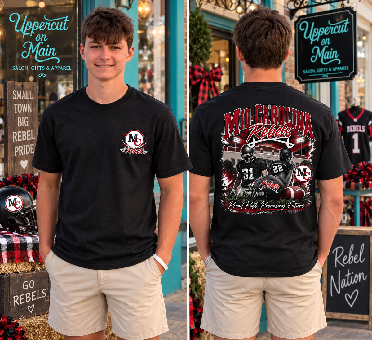 MCHS REBELS FOOTBALL Custom Shirt