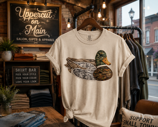 CAMO PATCHWORK DUCK Custom Shirt