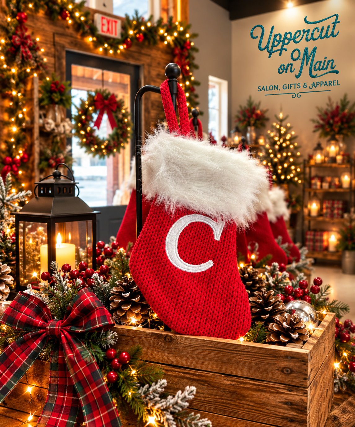 MONOGRAM STOCKING