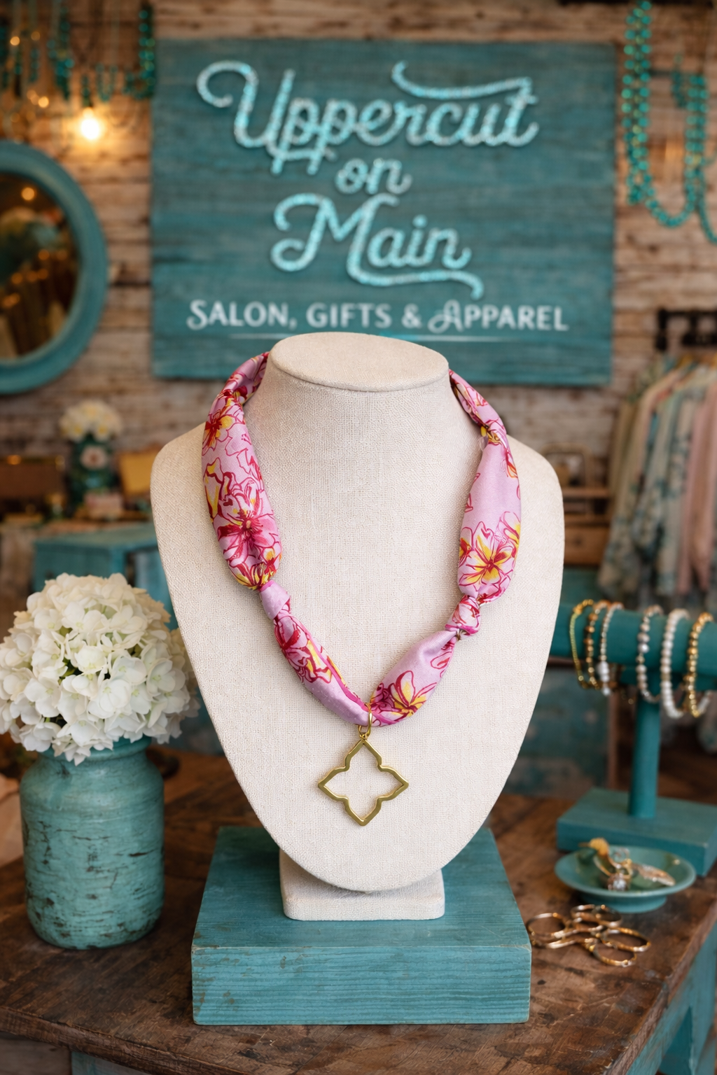Freely Cece Scarf Charm Necklace