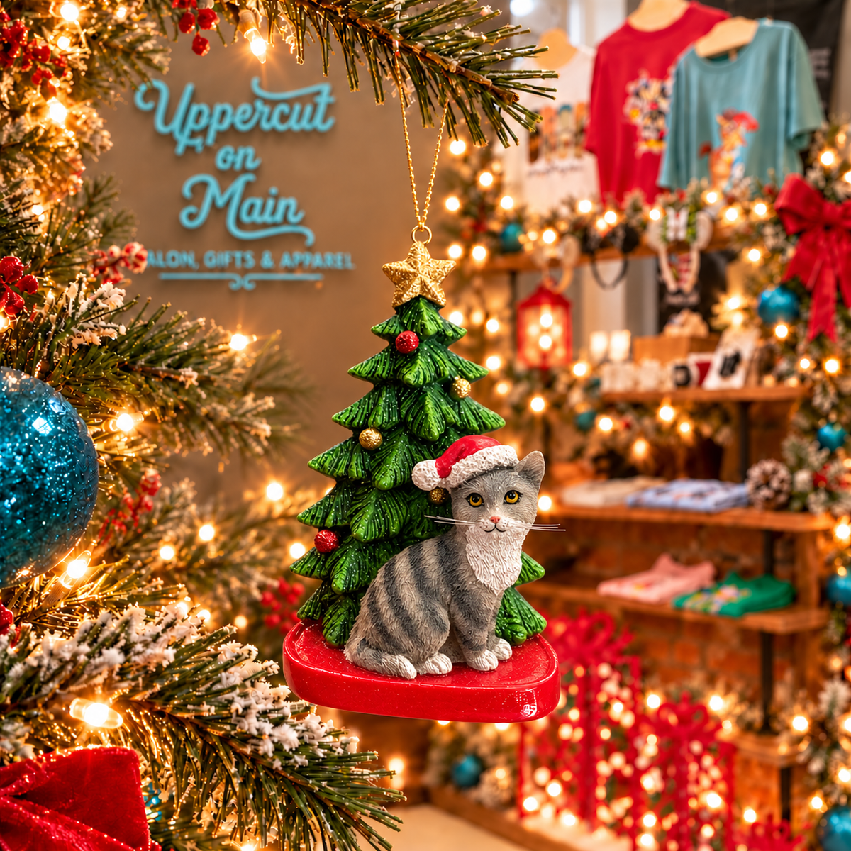 Kurt Adler CAT CHRISTMAS Ornament