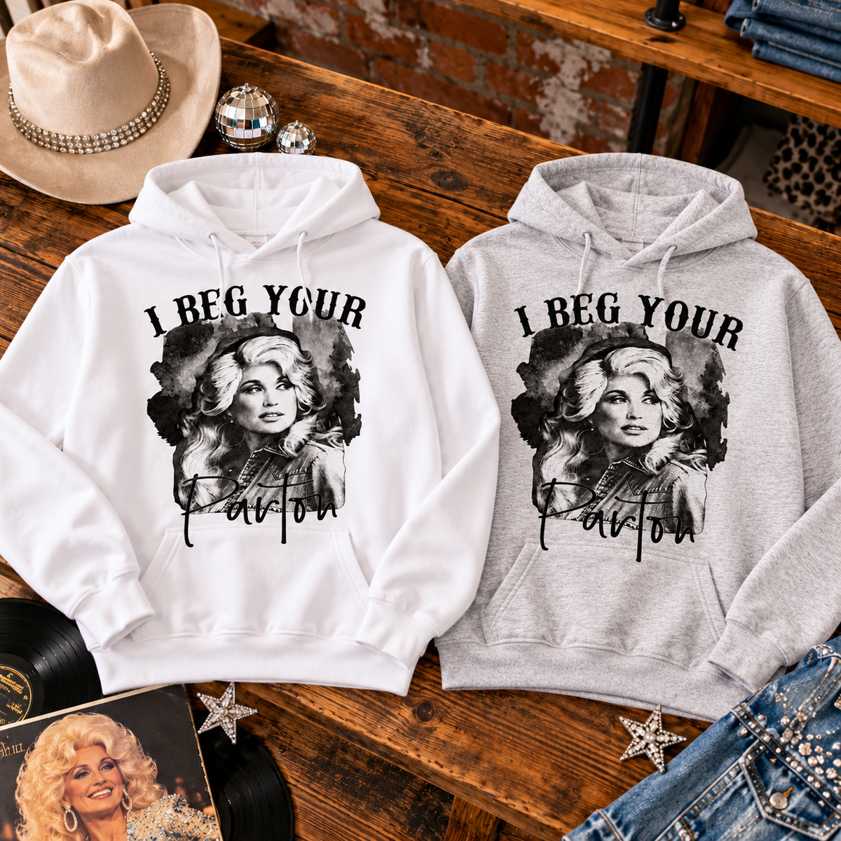 Dolly “I BEG YOUR PARTON” Graphic Shirt
