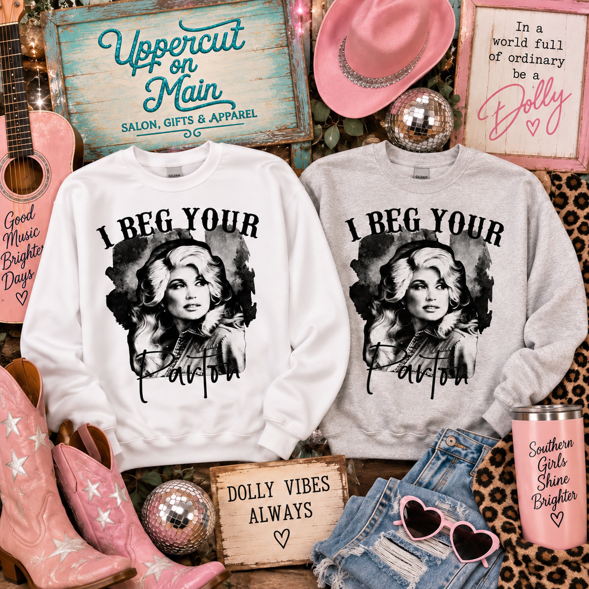 Dolly “I BEG YOUR PARTON” Graphic Shirt