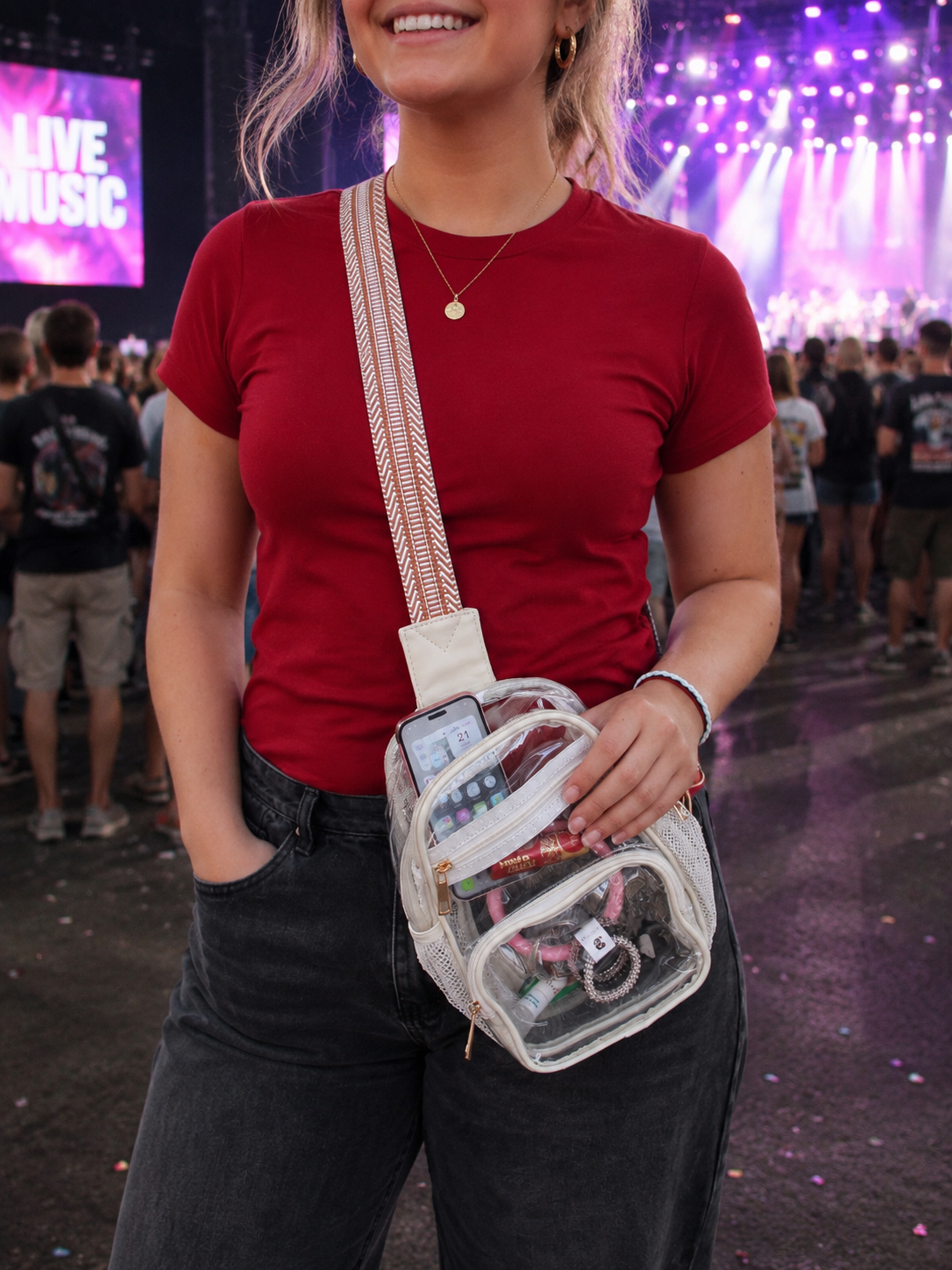 Parker CLEAR STADIUM BAG