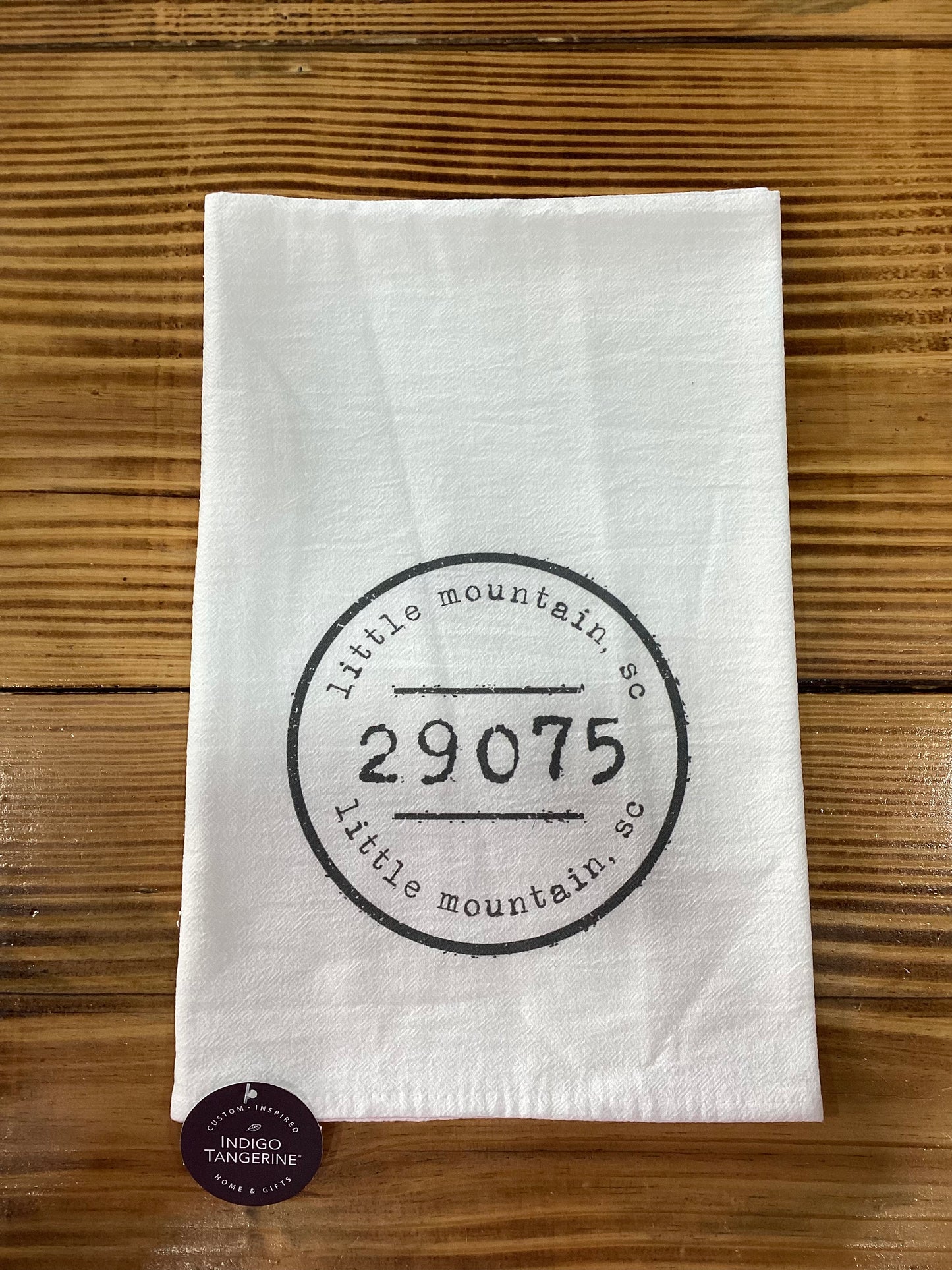 Postmark Stamp Zip Tea Towel