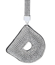 GANZ Sparkle Monogram Keychains