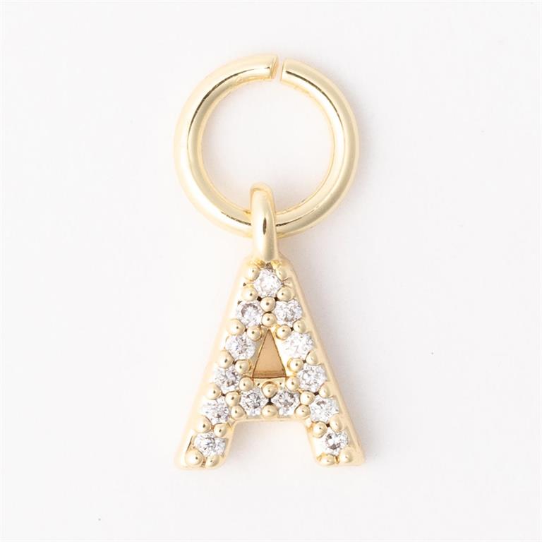 MICHELLE MCDOWELL Earring Initial Charms