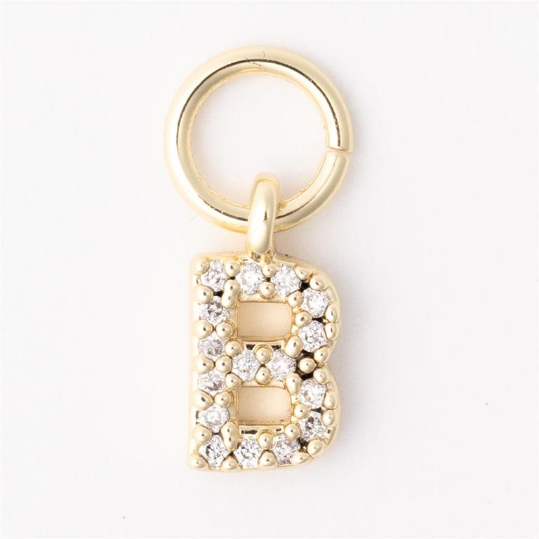 MICHELLE MCDOWELL Earring Initial Charms