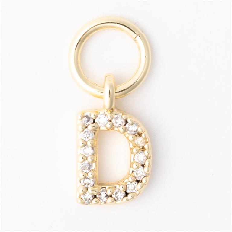 MICHELLE MCDOWELL Earring Initial Charms