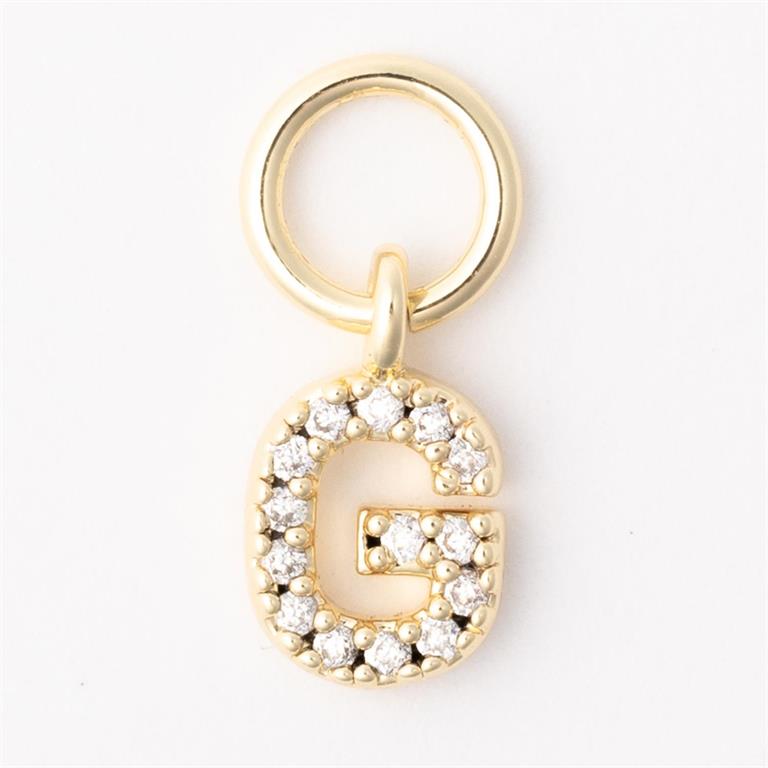 MICHELLE MCDOWELL Earring Initial Charms
