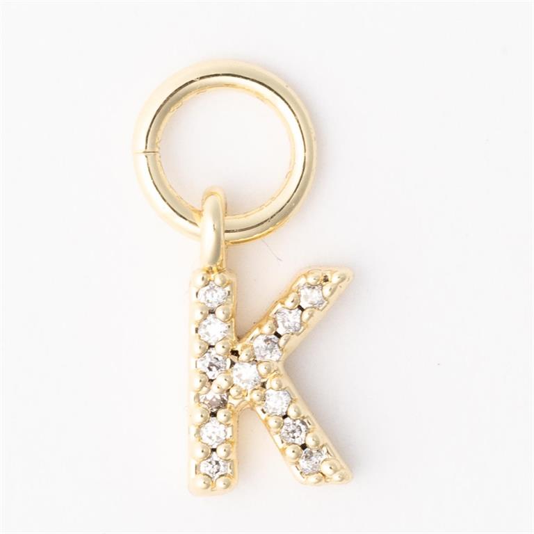 MICHELLE MCDOWELL Earring Initial Charms