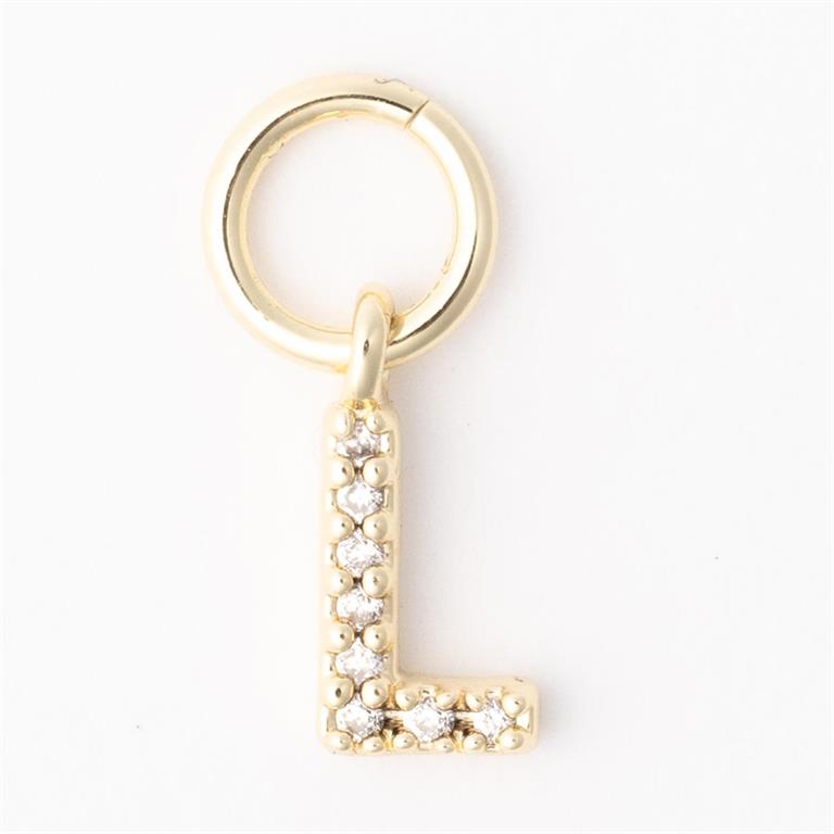MICHELLE MCDOWELL Earring Initial Charms