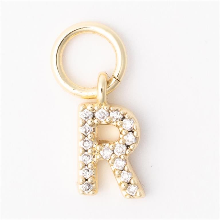 MICHELLE MCDOWELL Earring Initial Charms