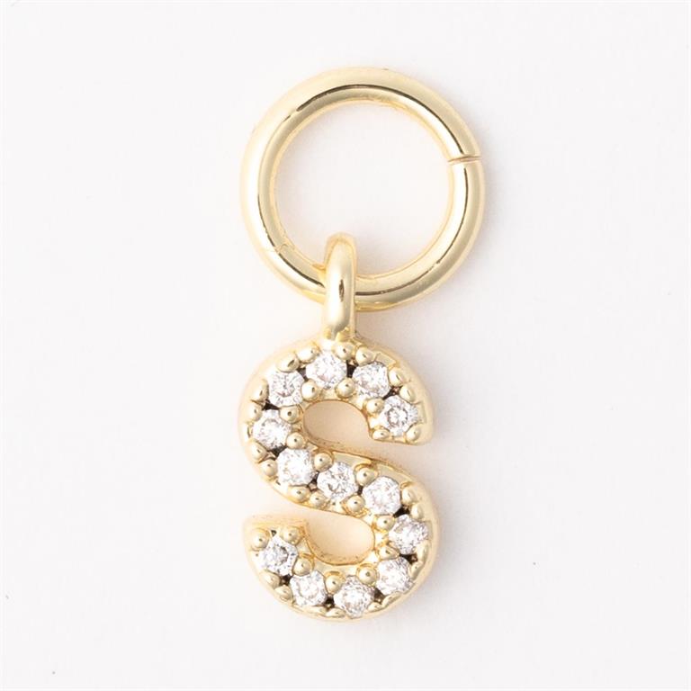 MICHELLE MCDOWELL Earring Initial Charms